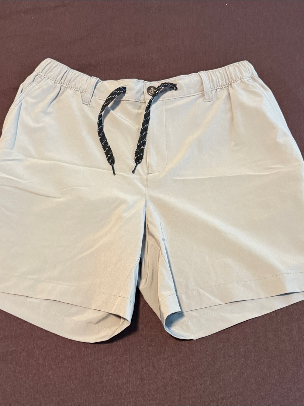 Chubbies | Men's Casual 6” Drawstring Shorts in Light Beige